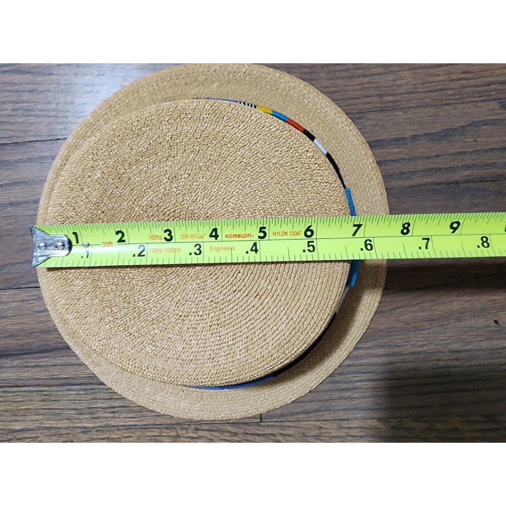 vintage Frank Olive straw hat - Picture 7 of 8